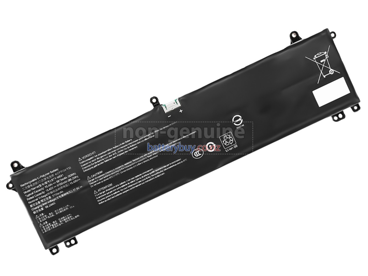 replacement MSI BTY-M591 battery