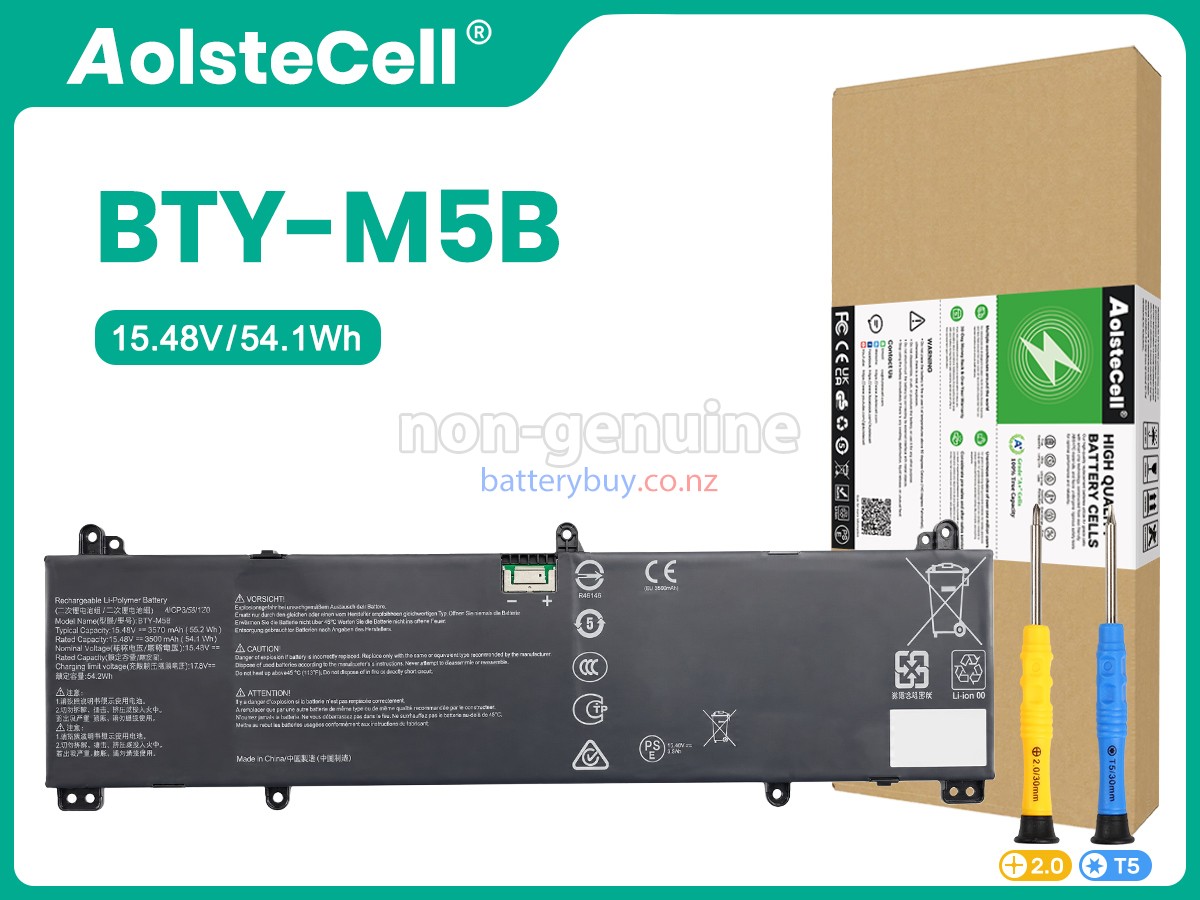 replacement MSI BTY-M5B battery