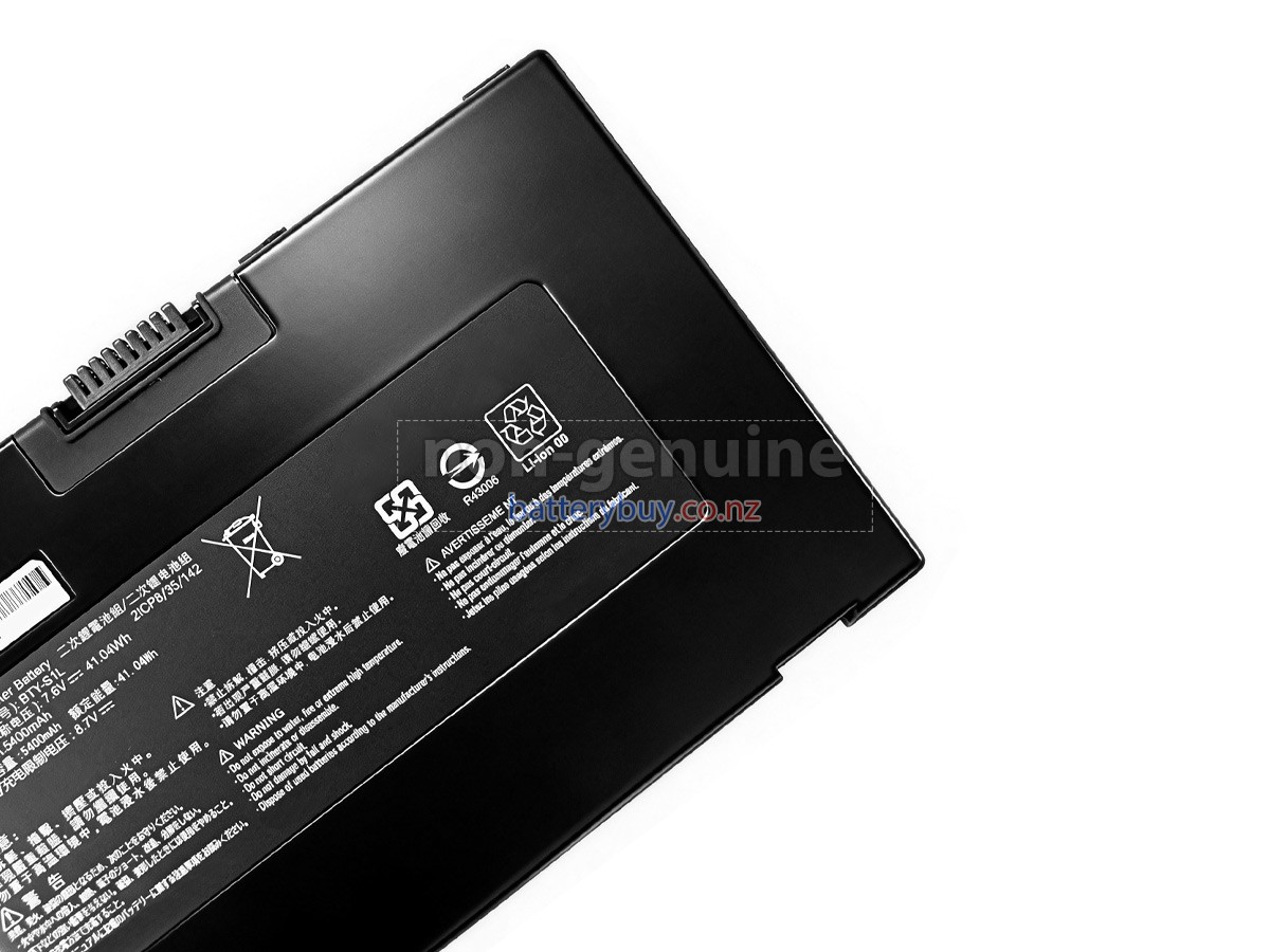 replacement MSI BTY-S1L battery