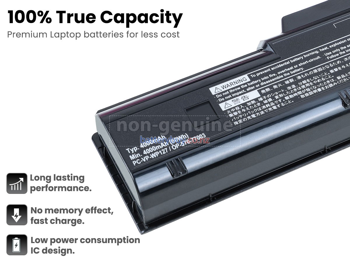 replacement NEC PC-LL750AS6R battery