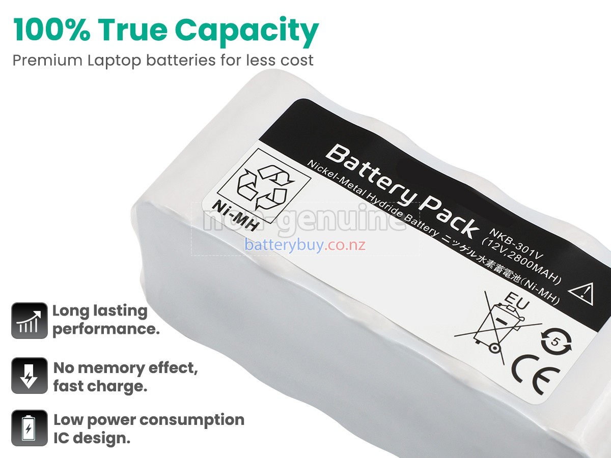 replacement Nihon Kohden TEC-5621 battery