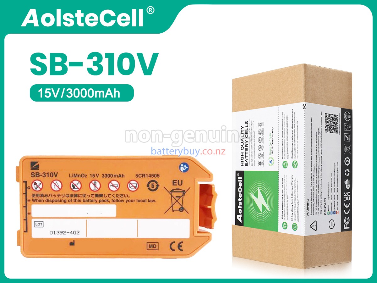 replacement Nihon Kohden AED-3100 battery