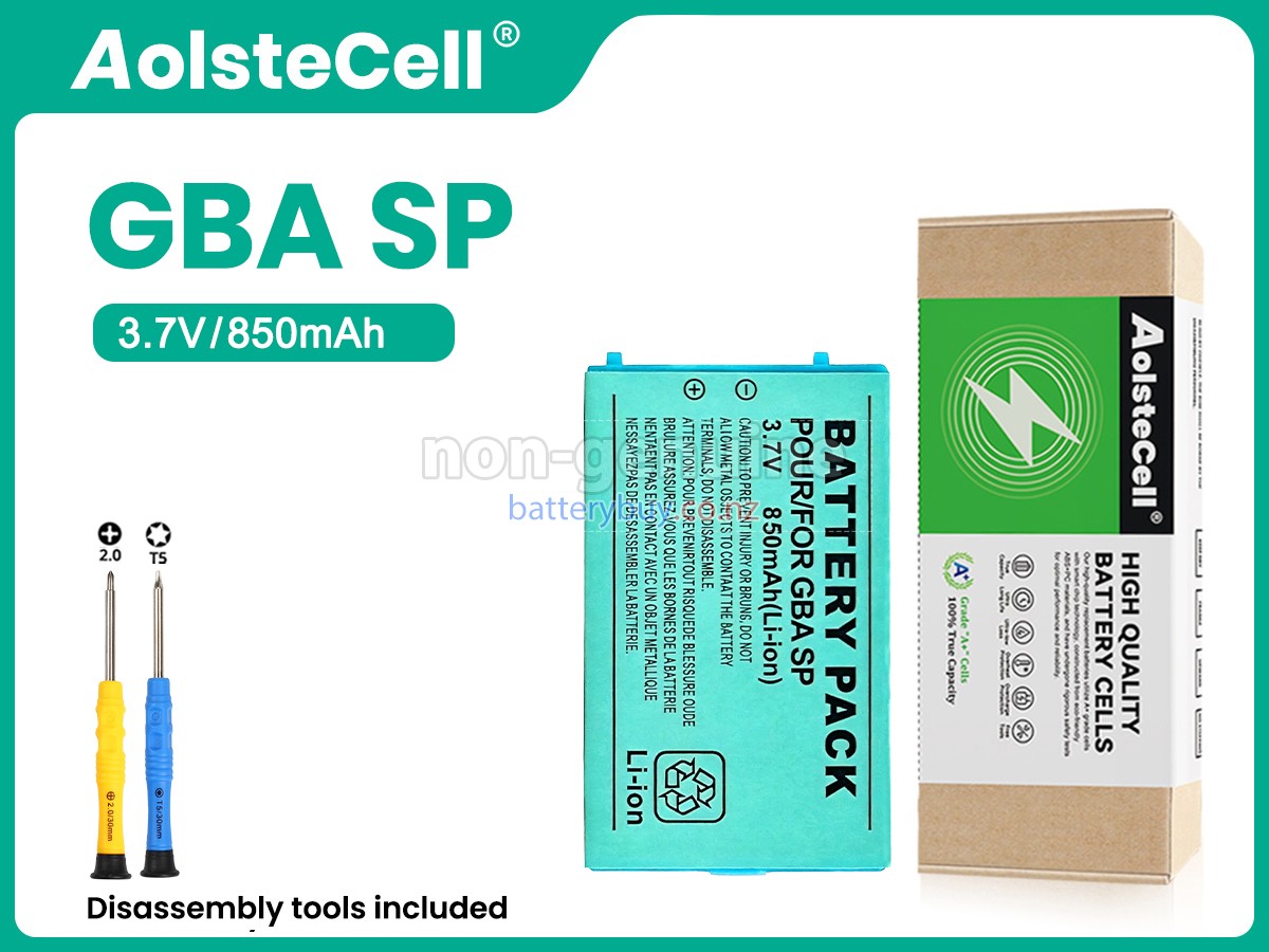 replacement Nintendo GBA-SP battery