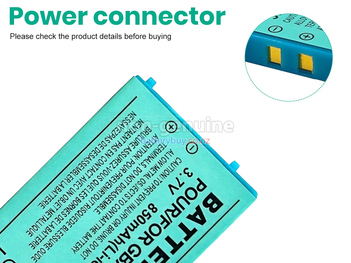 replacement Nintendo GBA-SP battery