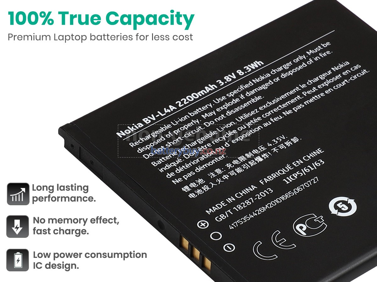 replacement Nokia RM-1089 battery