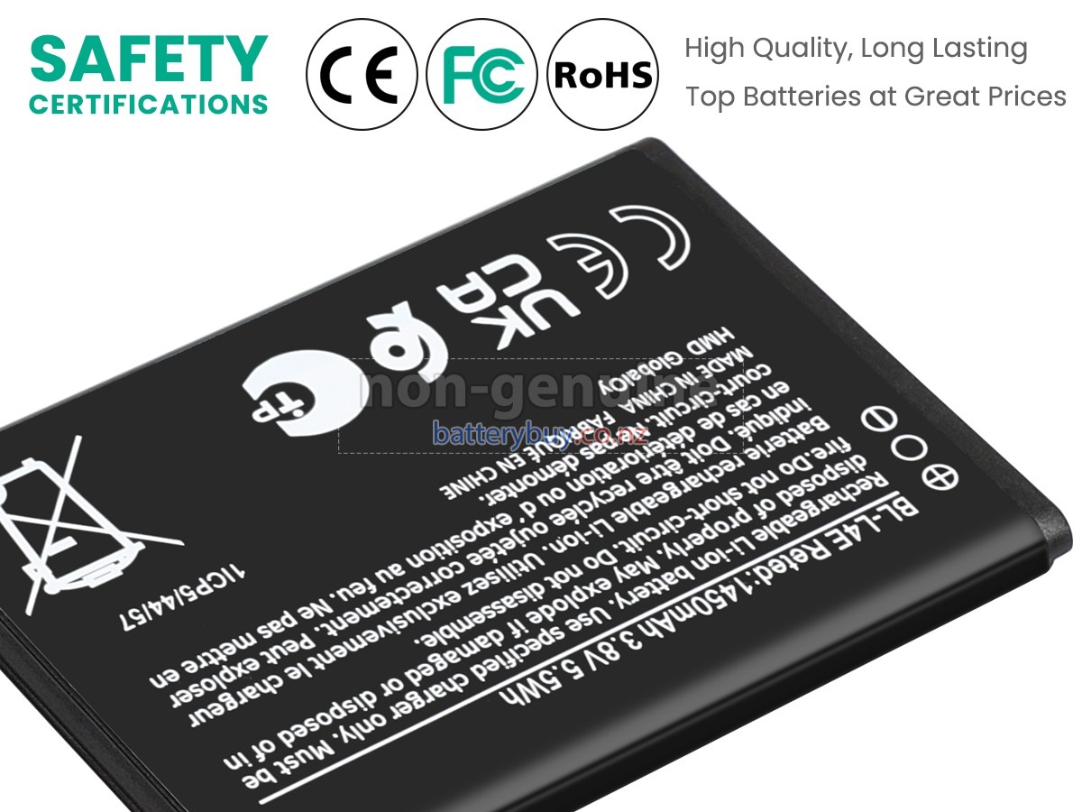 replacement Nokia 2760 battery