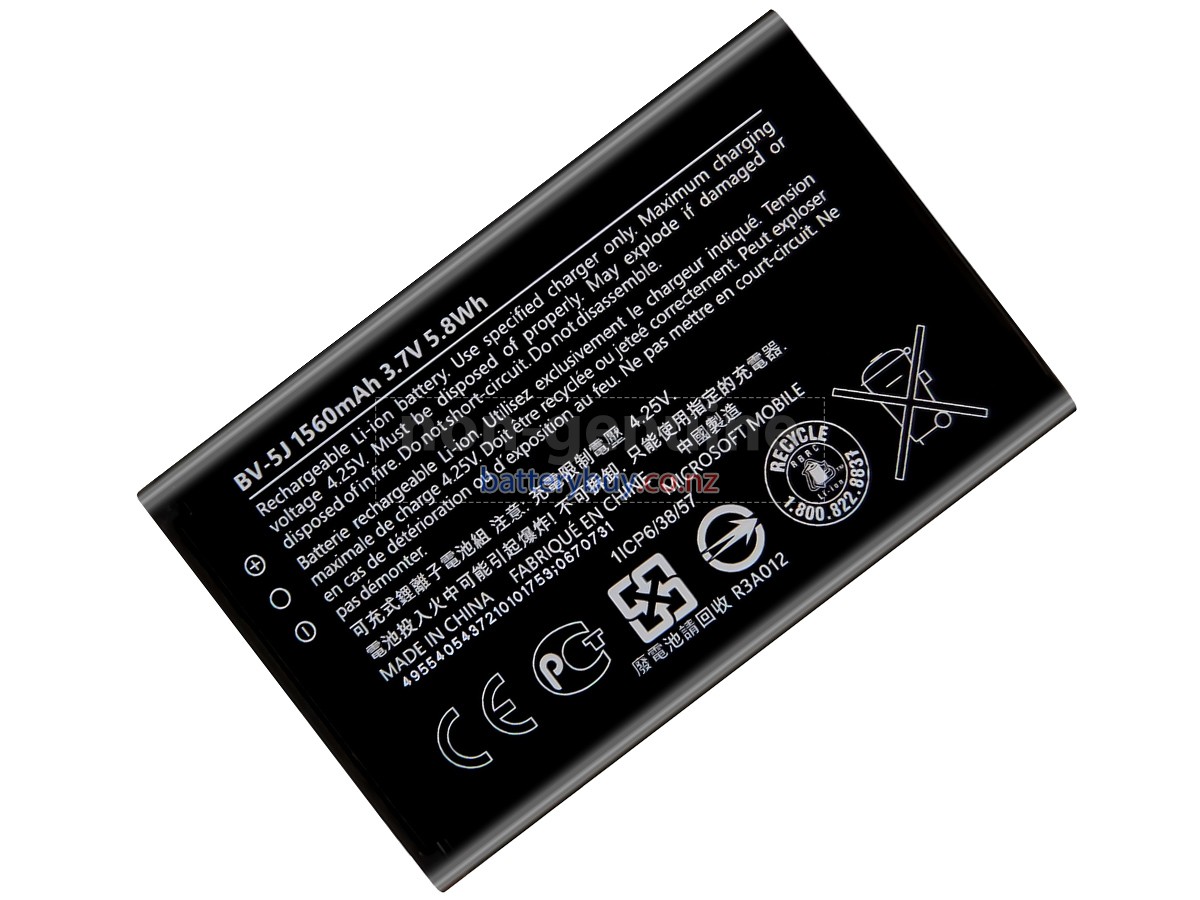 replacement Nokia BV-5J battery