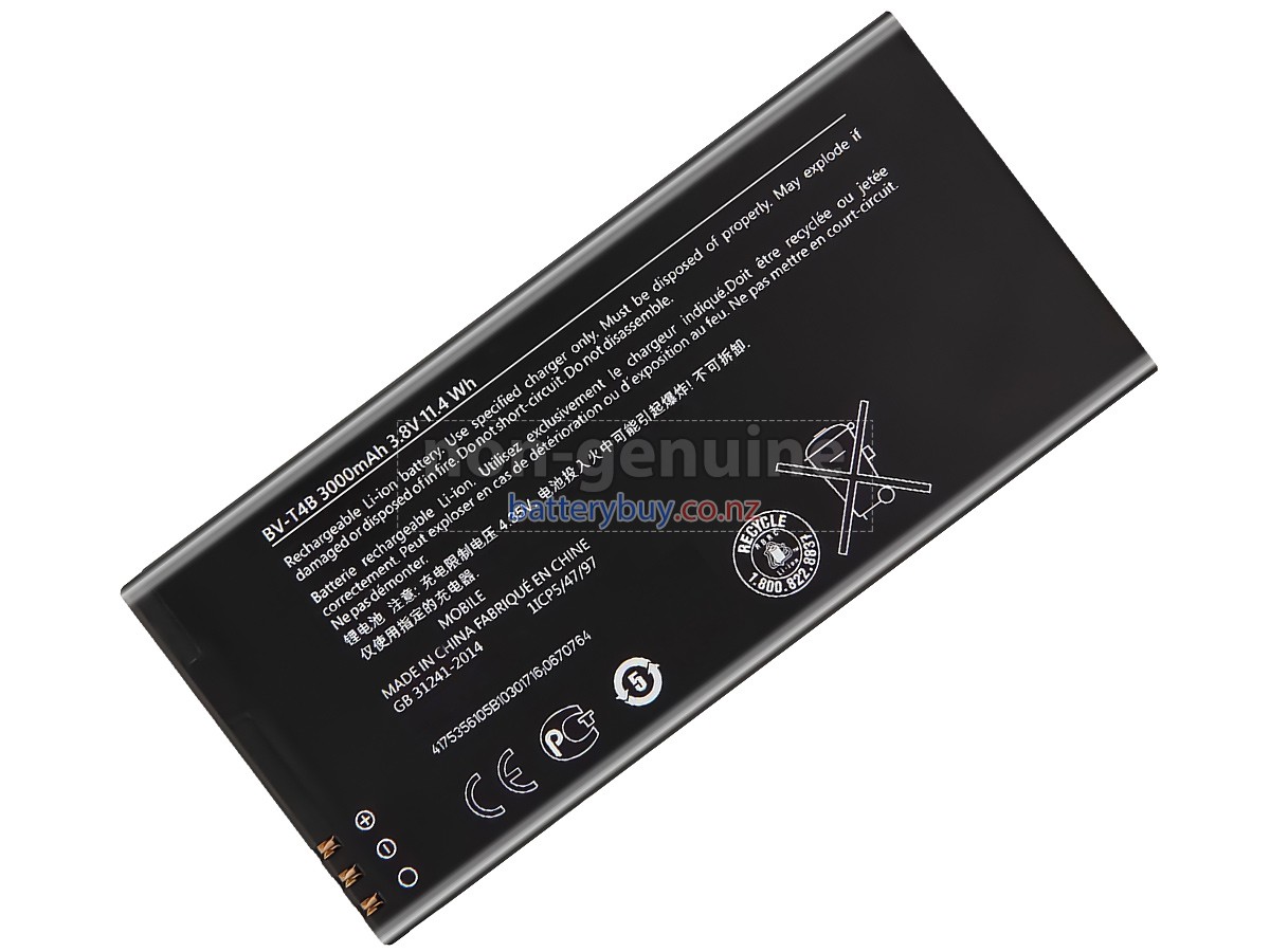 replacement Nokia BV-T4B battery