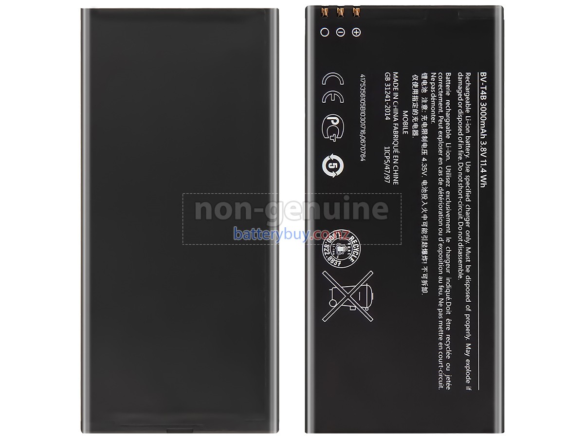 replacement Nokia BV-T4B battery