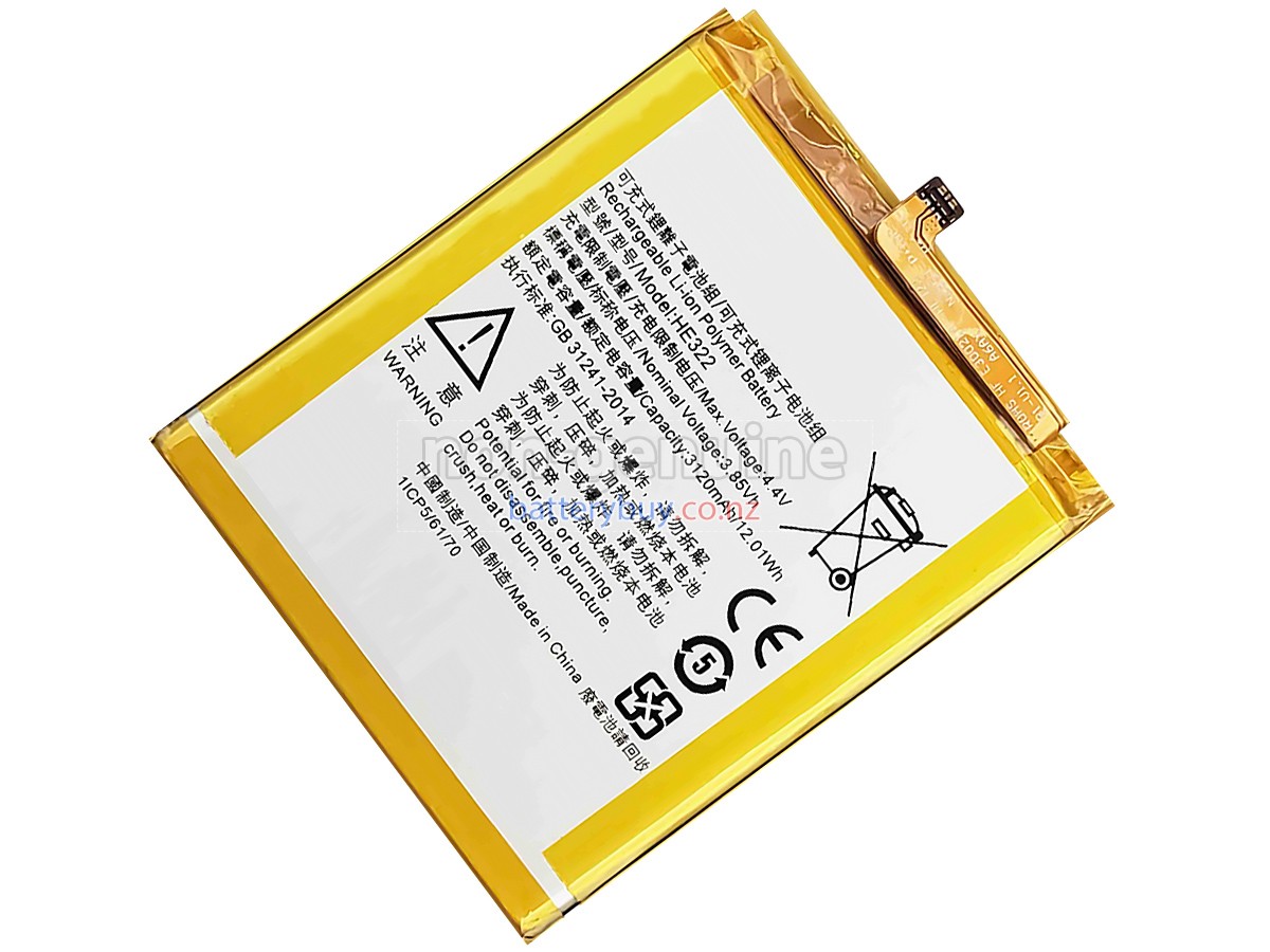 replacement Nokia HE322 battery