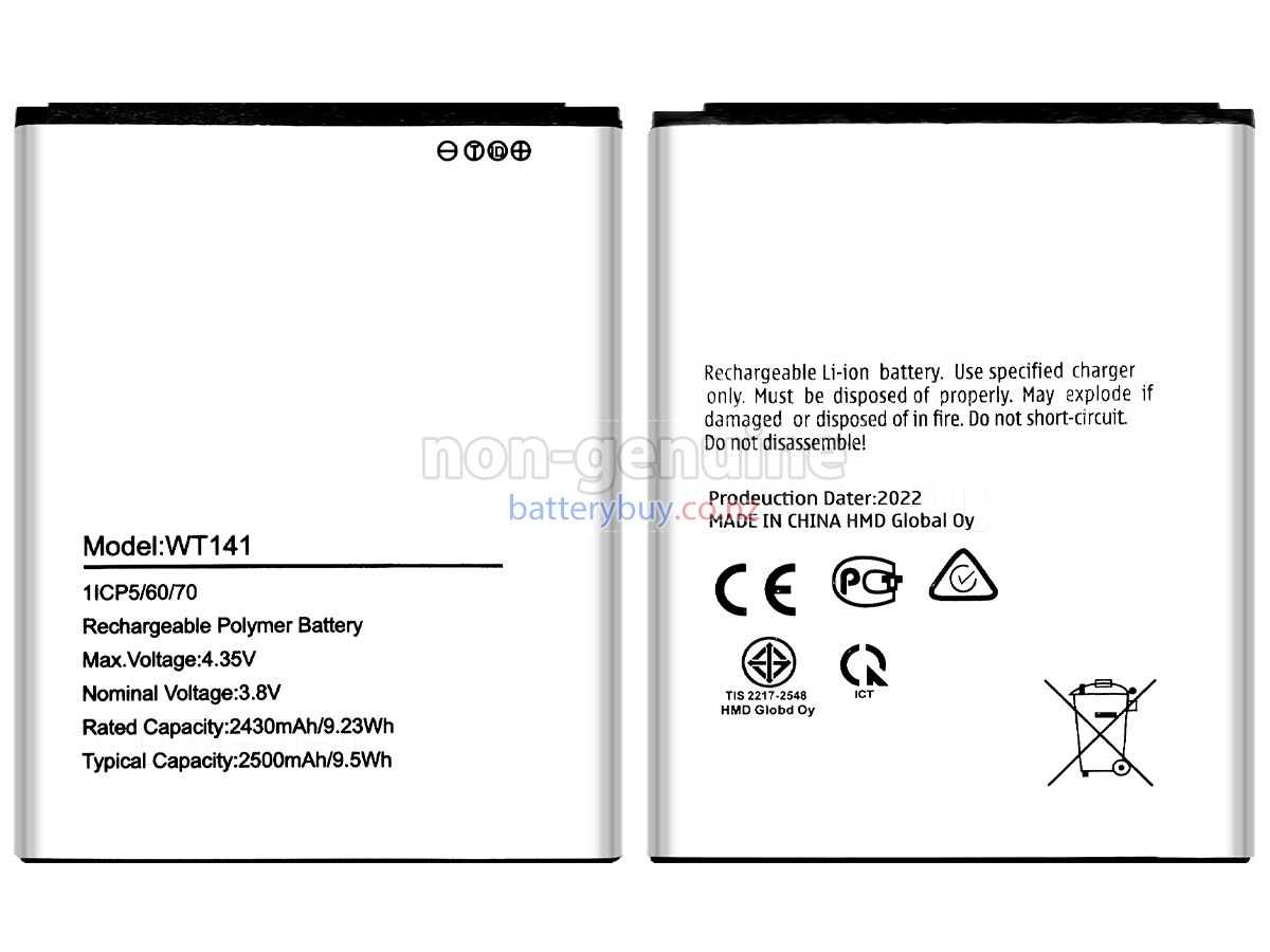 replacement Nokia C1 2ND EDITION battery