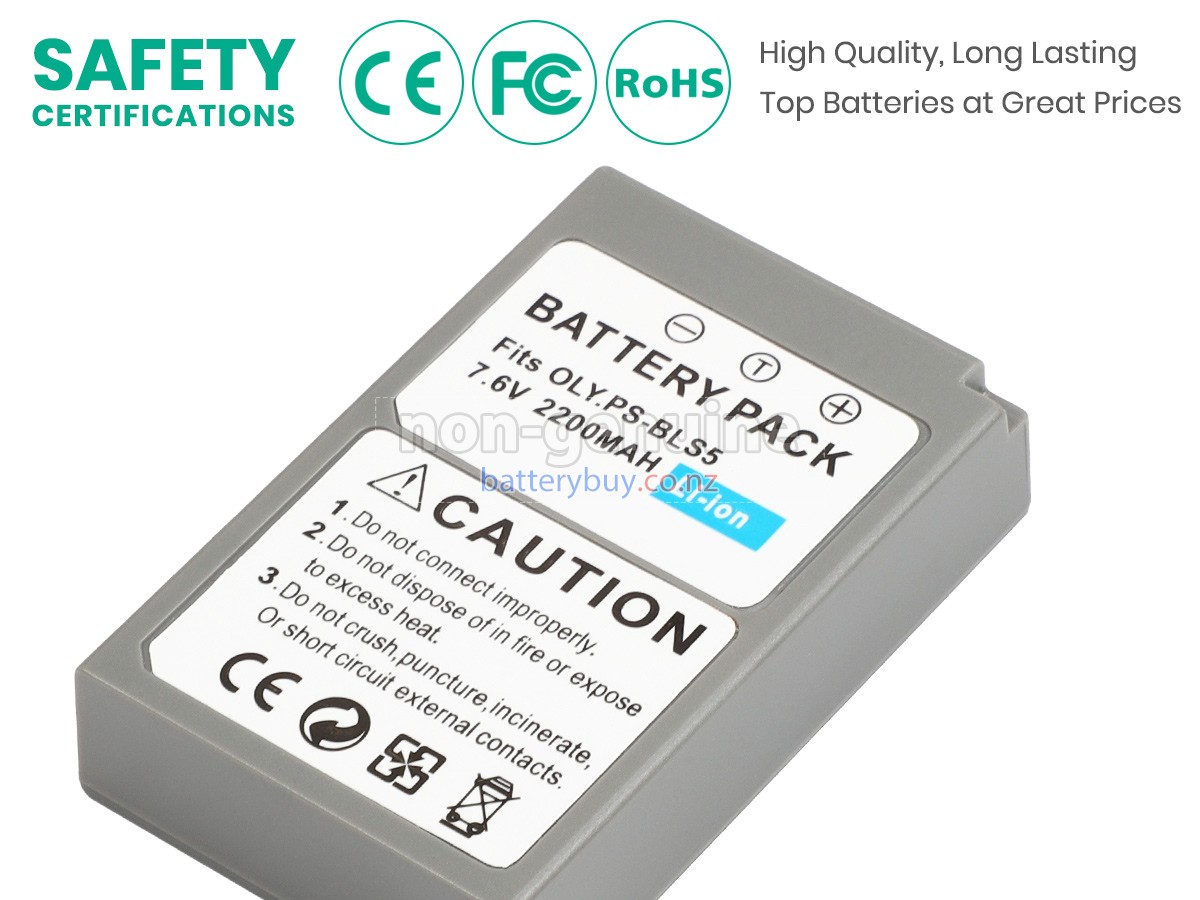 replacement Olympus PS-BLS5 battery