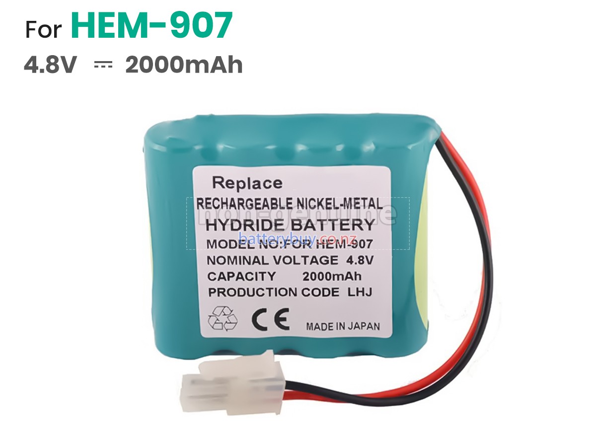 replacement Omron HEM-907XL battery