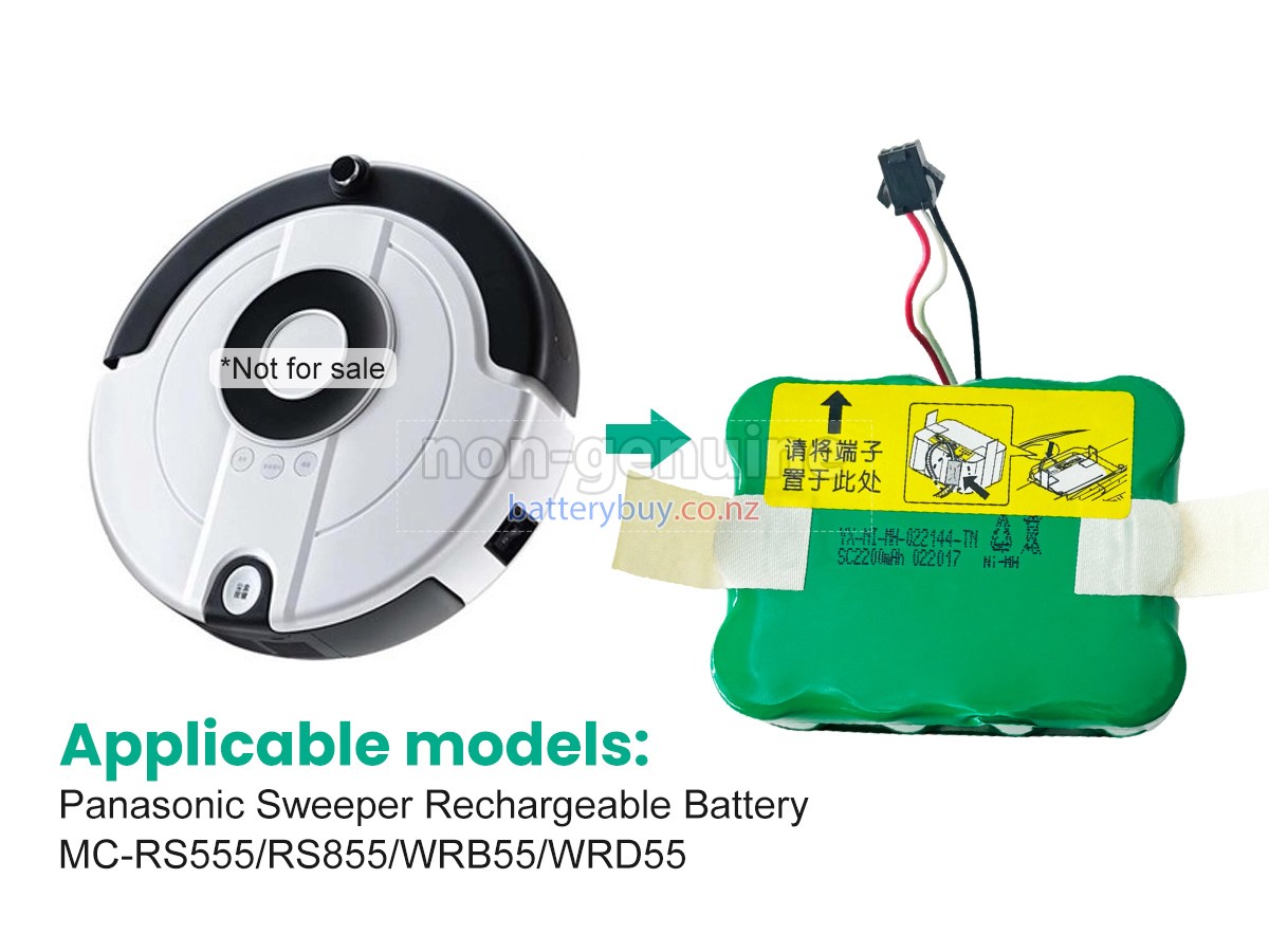 replacement Panasonic MC-WRD55 battery