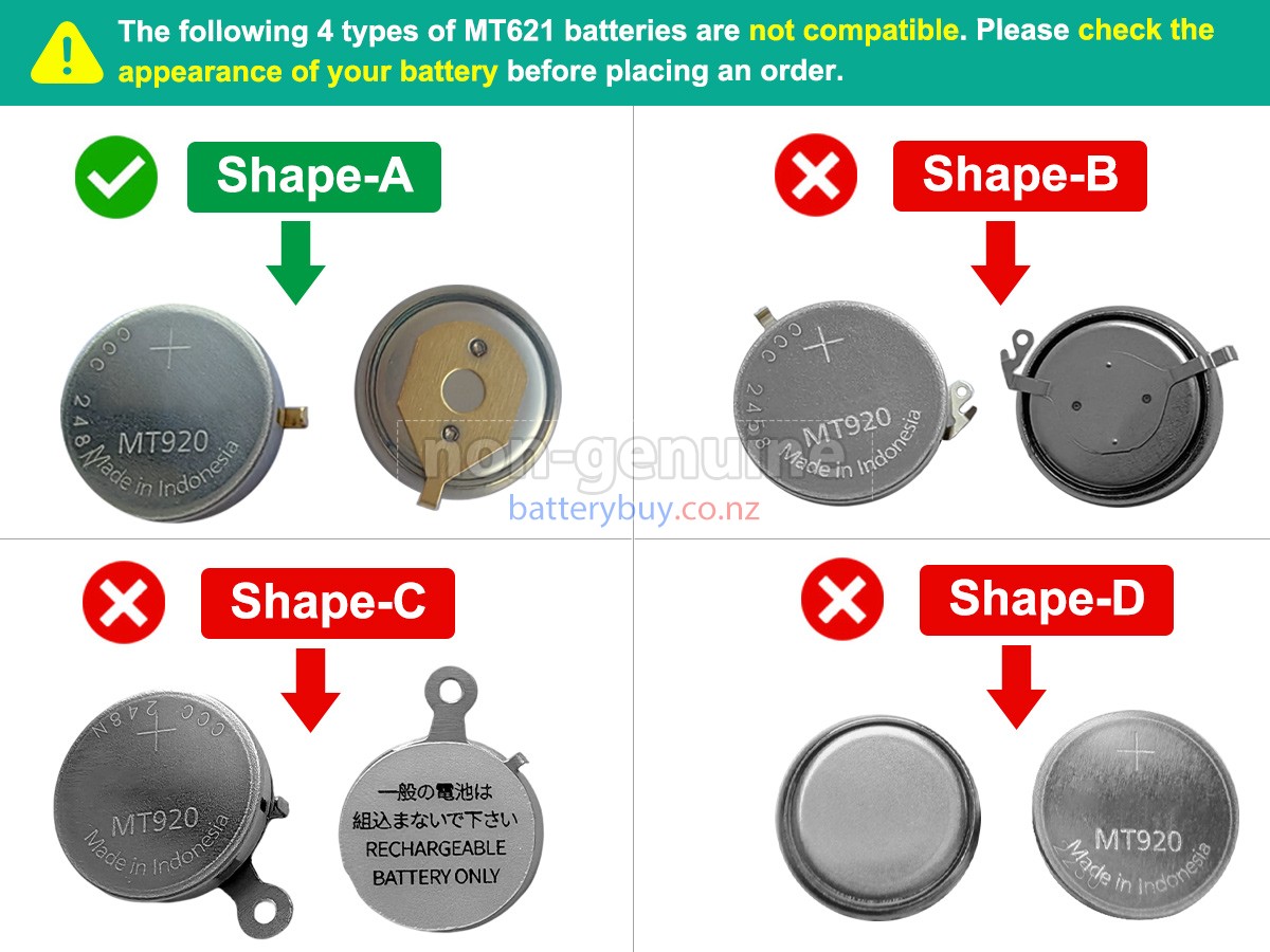 replacement Panasonic MT920 battery