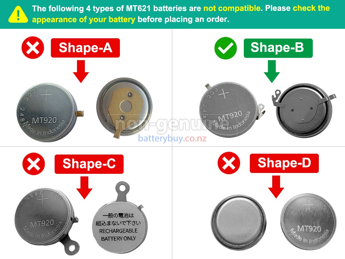 replacement Panasonic MT920 battery