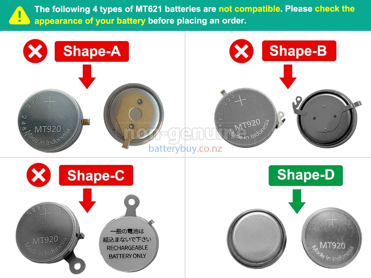 replacement Panasonic MT920 battery