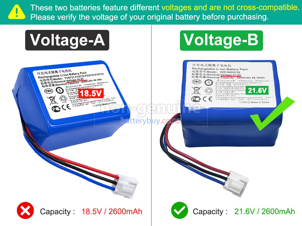 replacement Philips FC6721/01 battery