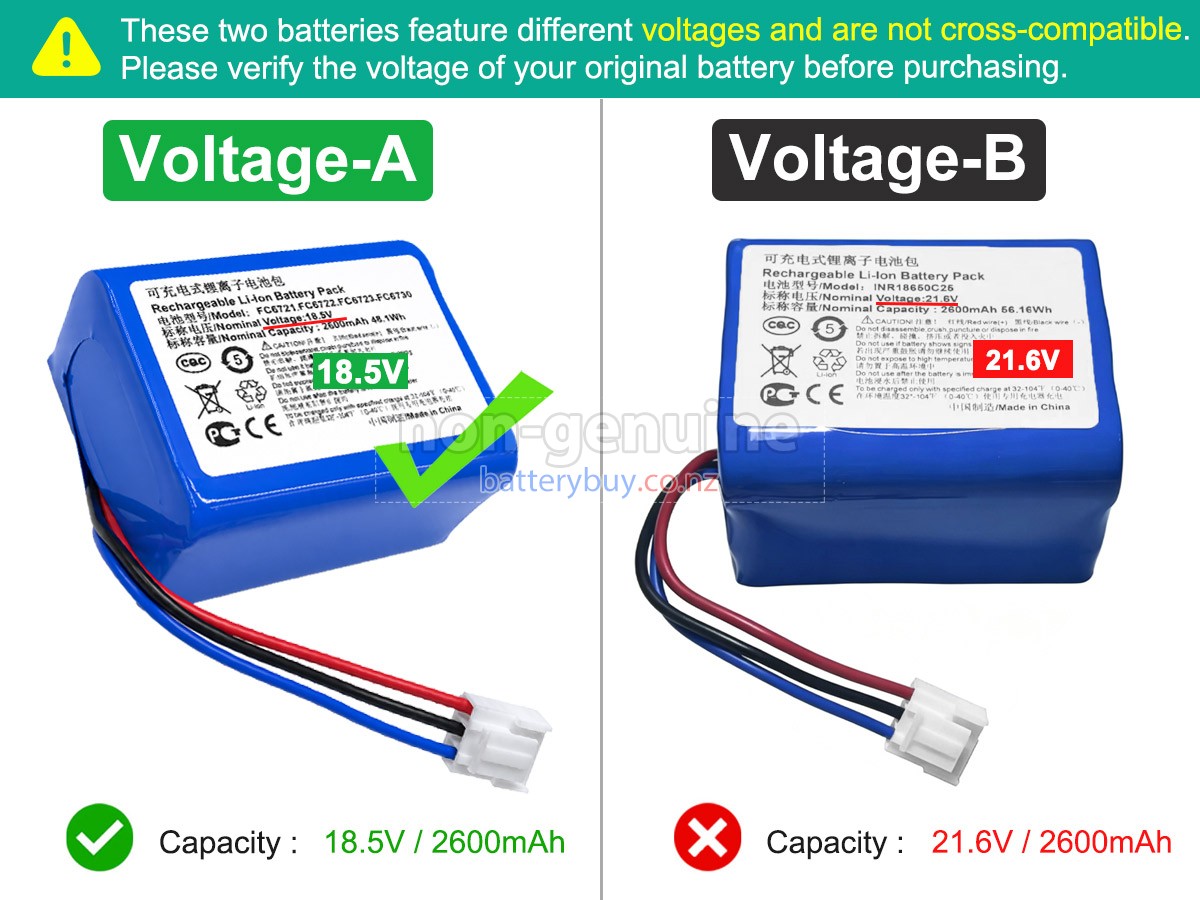 replacement Philips FC6721/01 battery