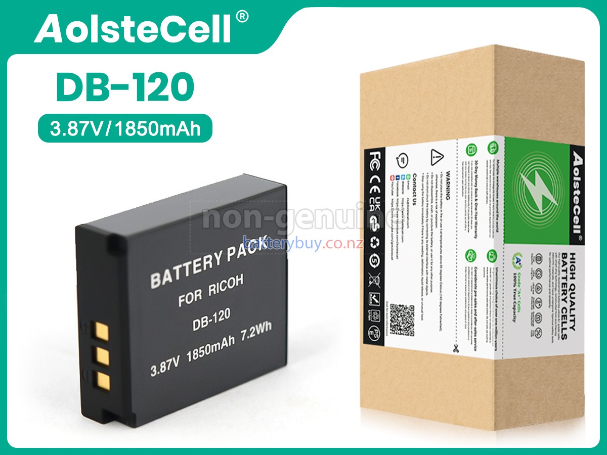 replacement Ricoh DB-120 battery