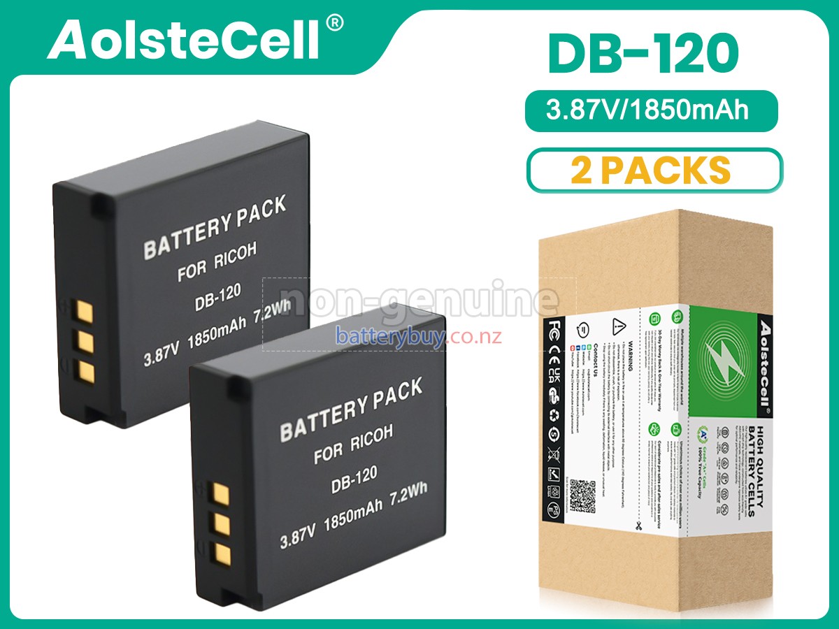 replacement Ricoh DB-120 battery