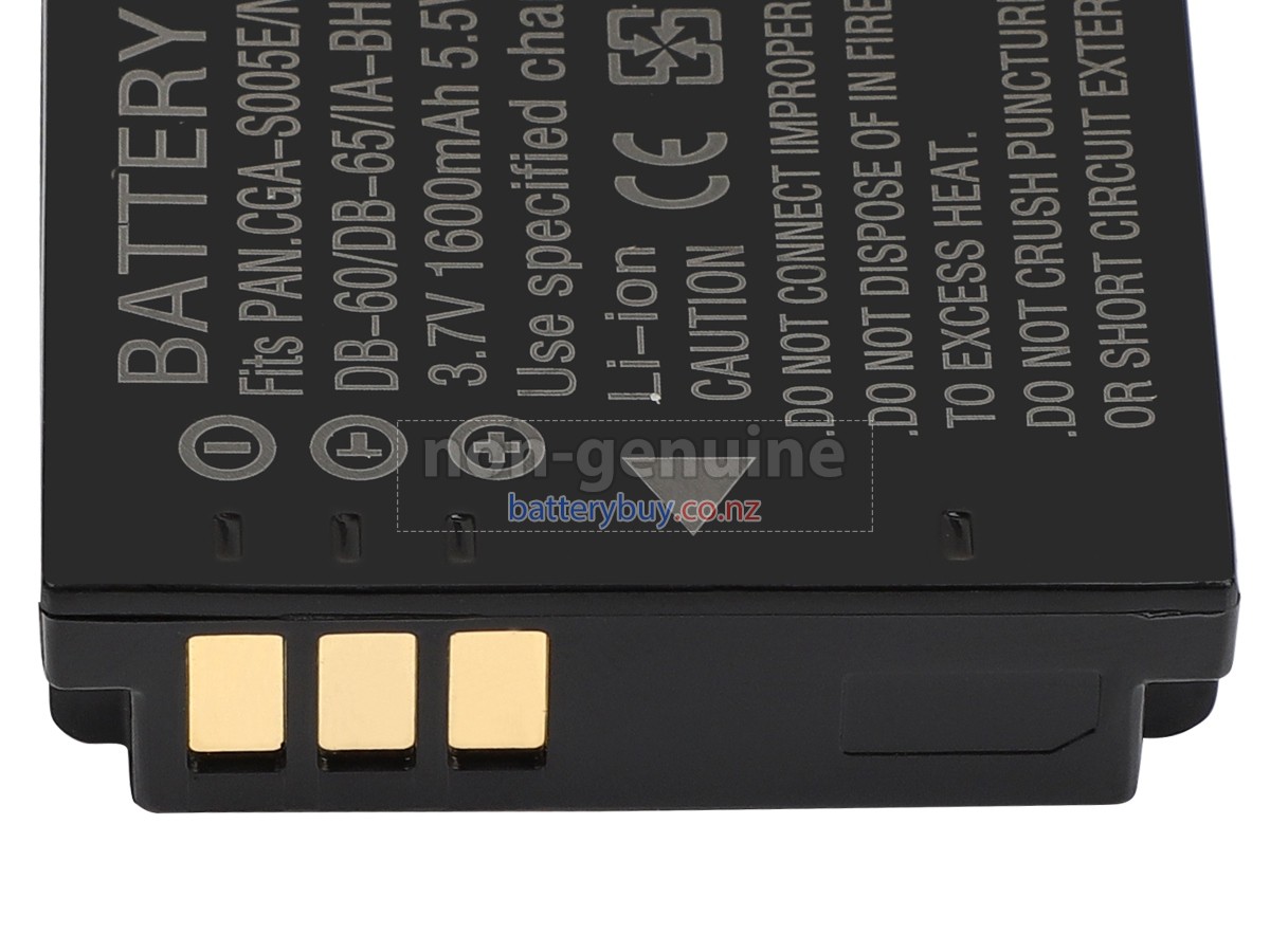 replacement Ricoh DB-60 battery