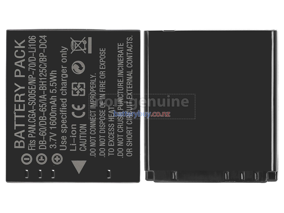 replacement Ricoh DB-60 battery