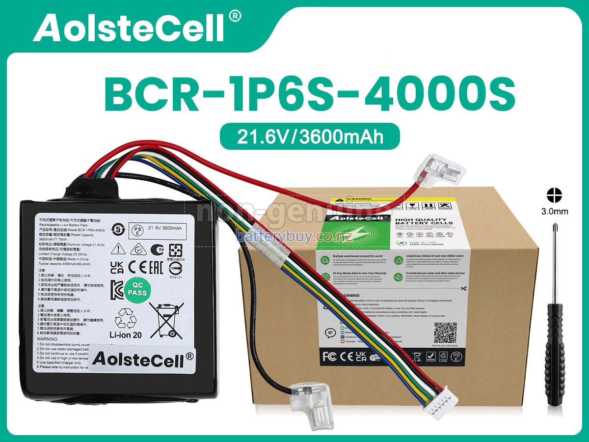 replacement Roborock BCR-1P6S-4000HS battery