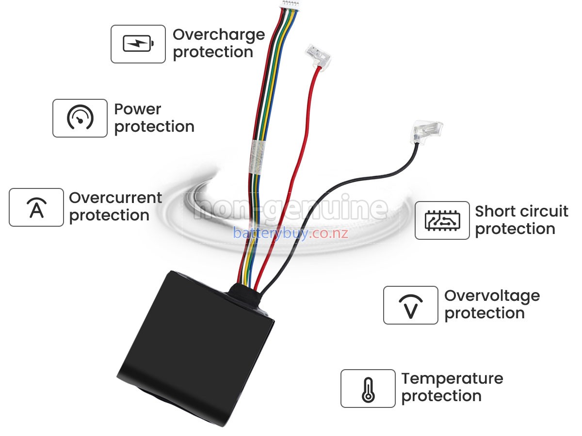 replacement Roborock BCR-1P6S-4000HS battery