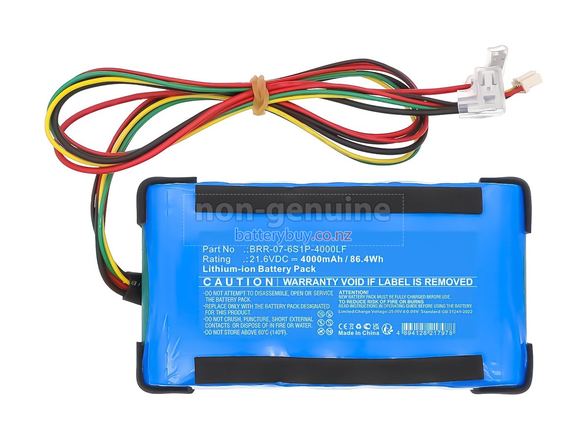replacement Roborock BRR-07-6S1P-4000LF battery