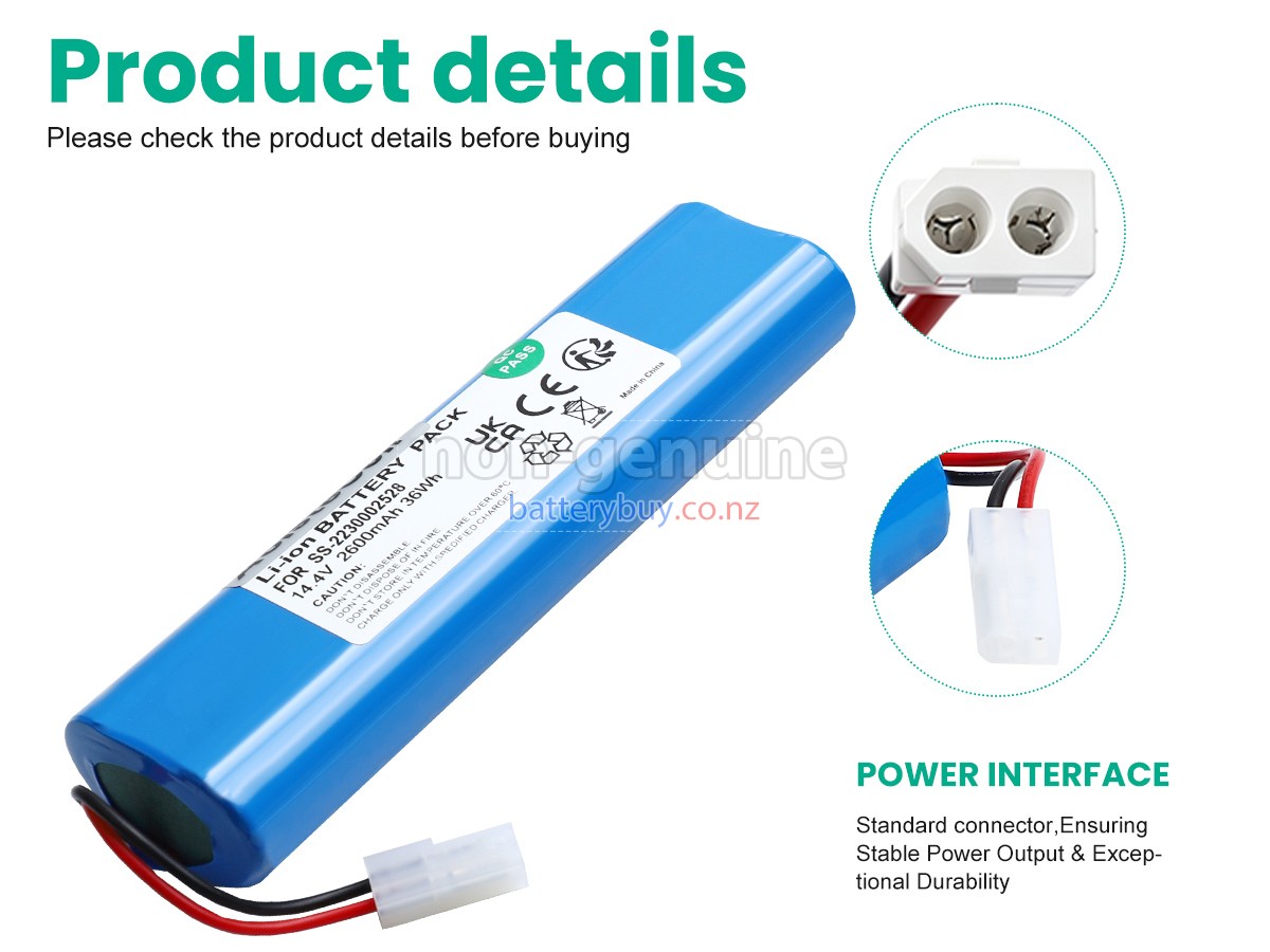 replacement Rowenta SS-2230002529 battery