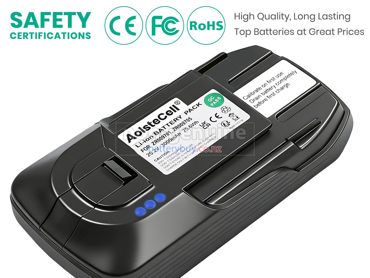 replacement Rowenta X-FORCE FLEX AQUA RH9890 battery