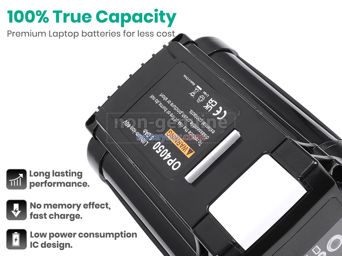 replacement Ryobi RY40201A battery