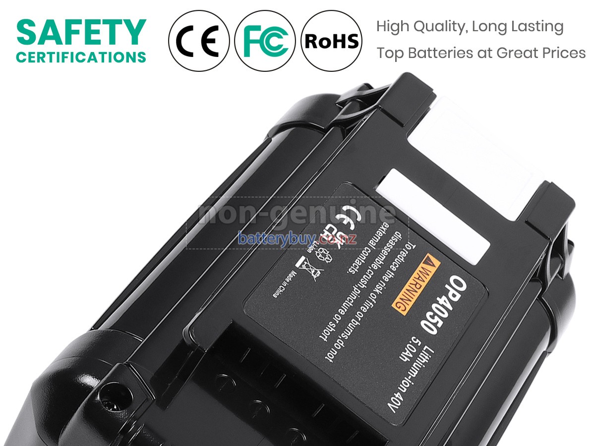 replacement Ryobi RY40201A battery