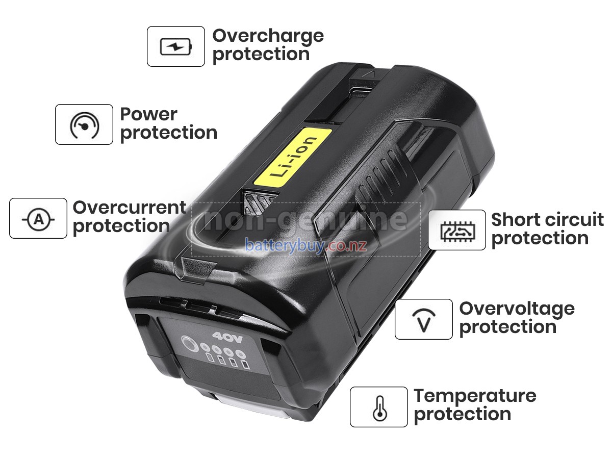 replacement Ryobi RY40201A battery