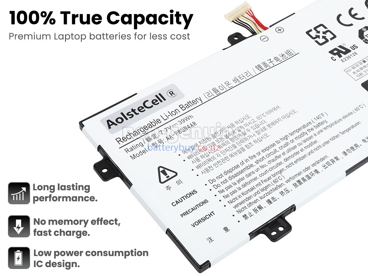 replacement Samsung NP940X3L-K02 battery