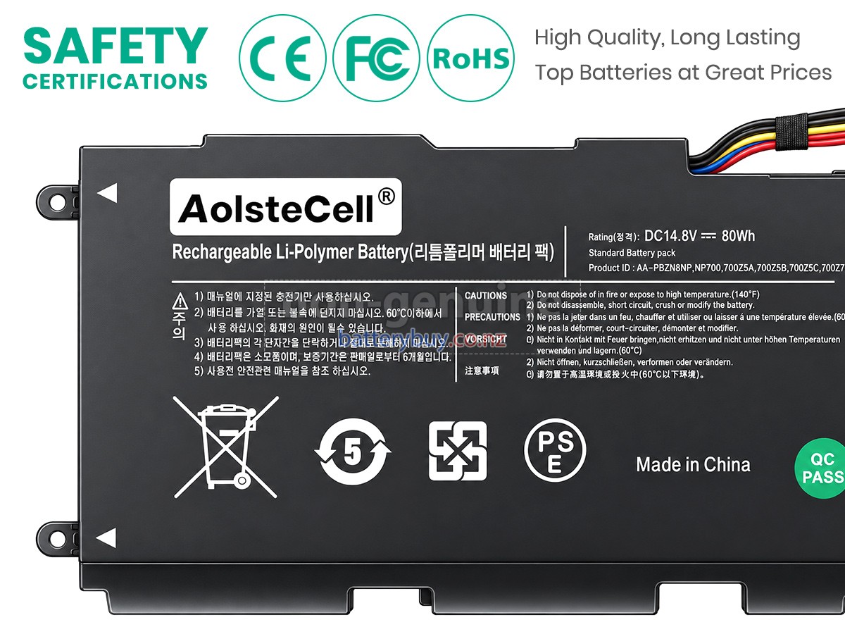 replacement Samsung NP700Z5A-S02IT battery