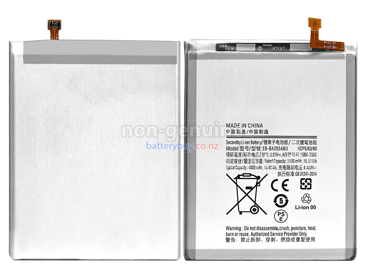 replacement Samsung EB-BA205ABN battery