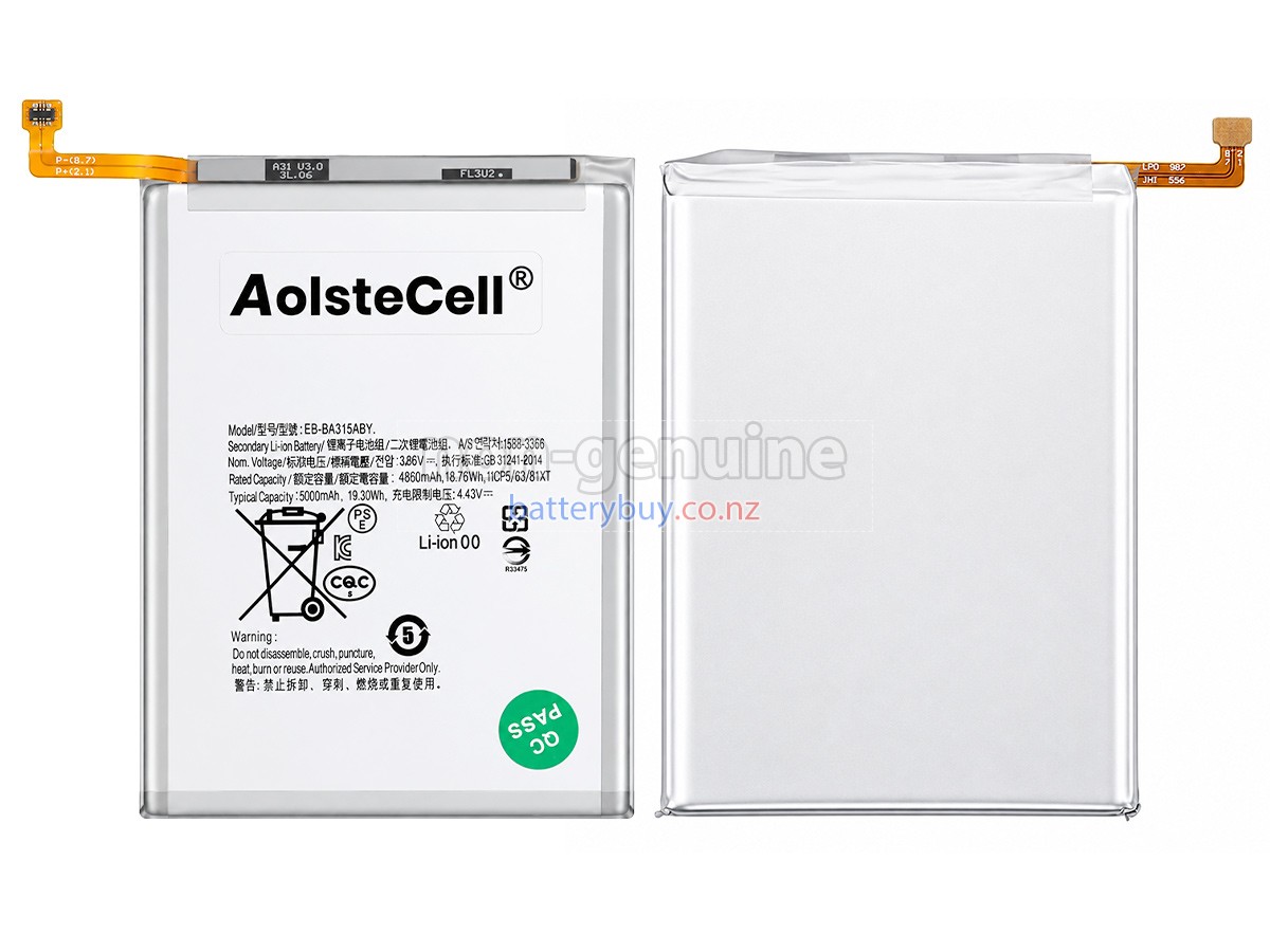replacement Samsung EB-BA315ABY battery