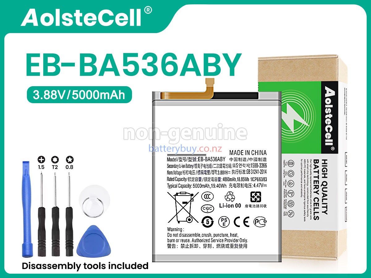 replacement Samsung EB-BA536ABY battery