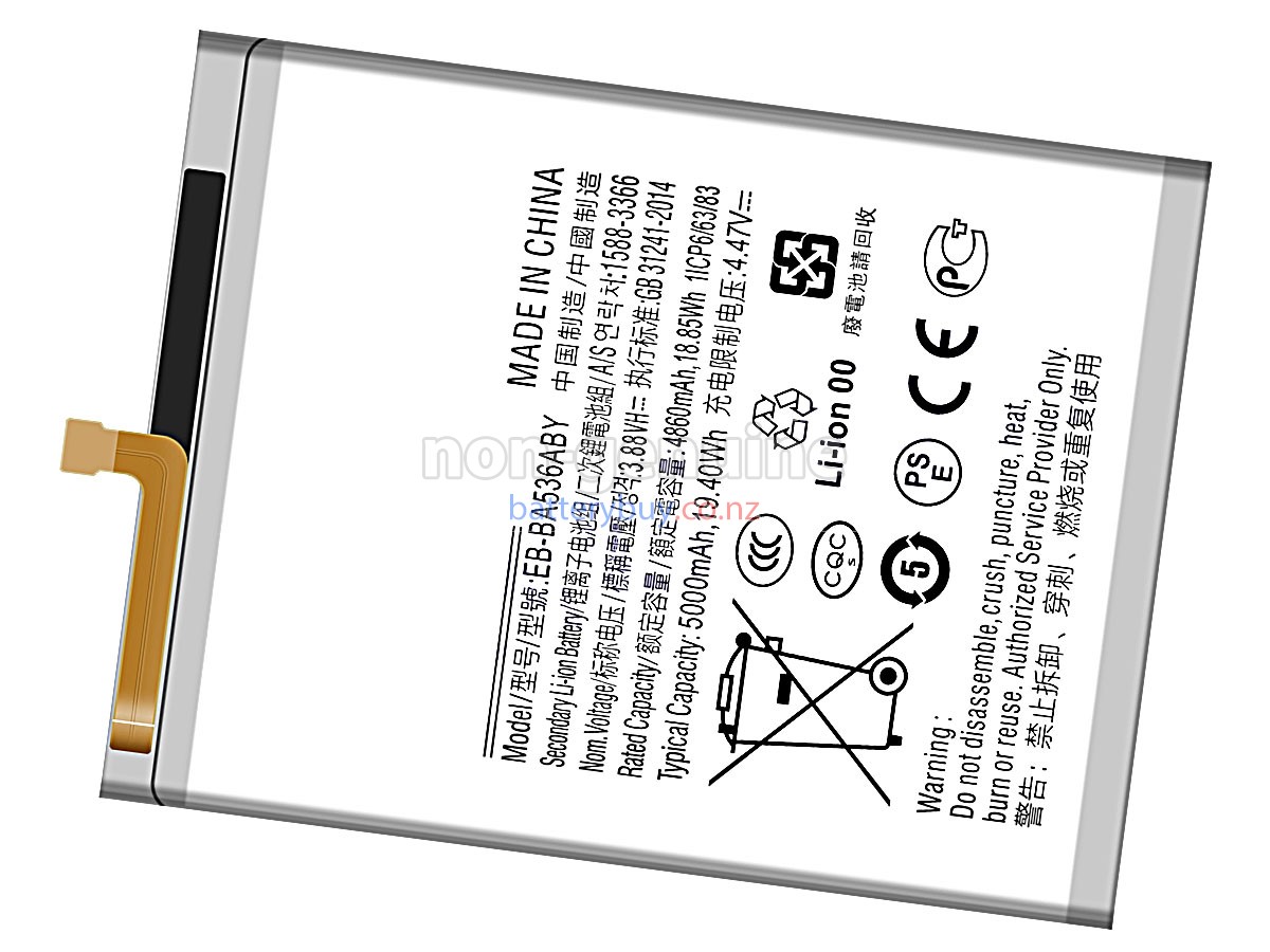 replacement Samsung EB-BA536ABY battery