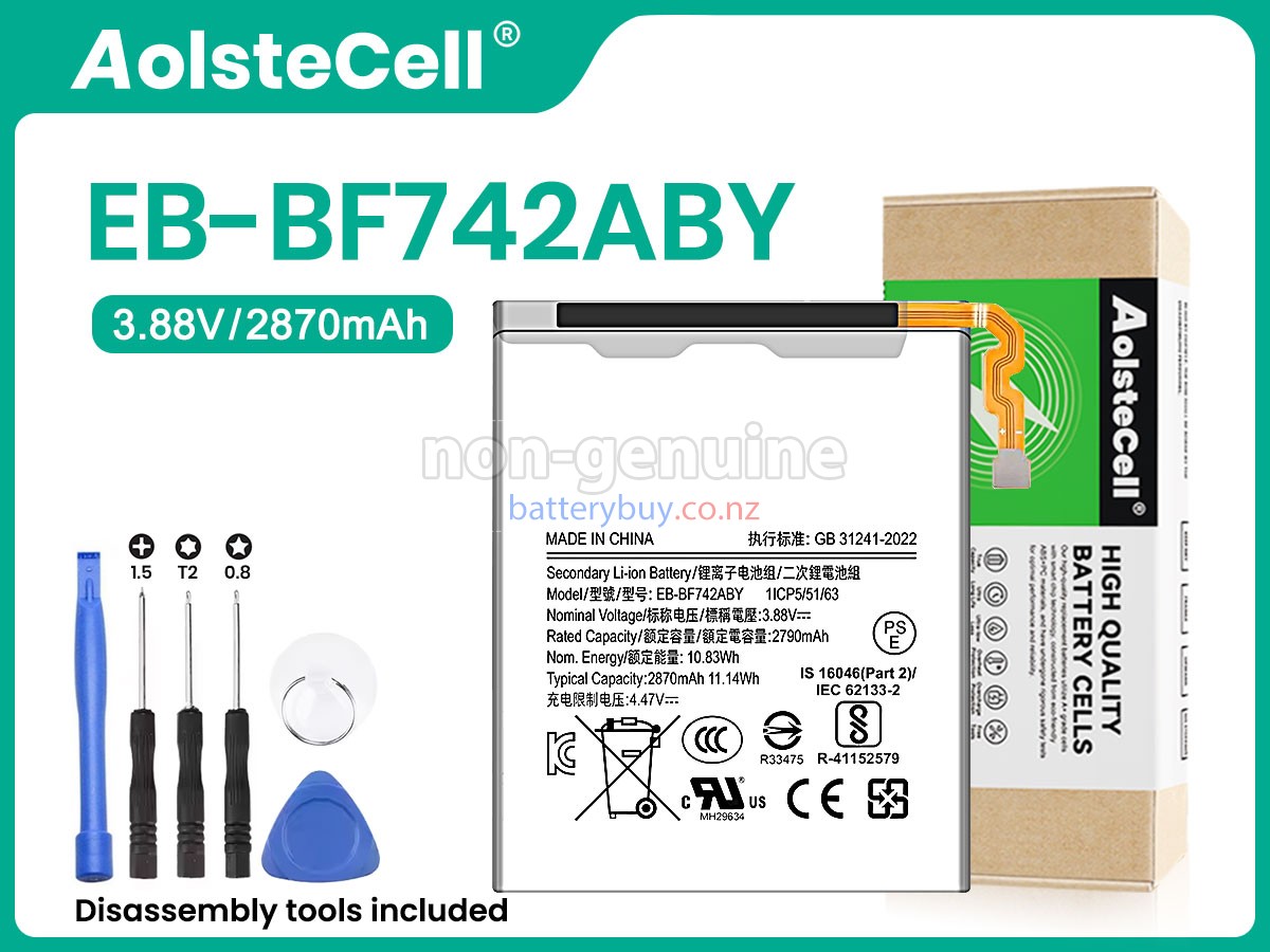 replacement Samsung EB-BF742ABY battery