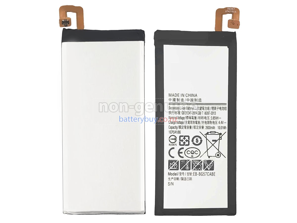 replacement Samsung GALAXY ON5 2016 DUOS TD-LTE battery