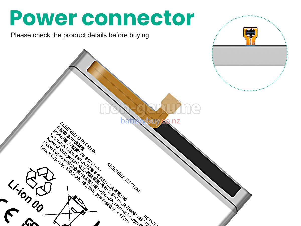 replacement Samsung GALAXY S24 FE SM-S721Q battery