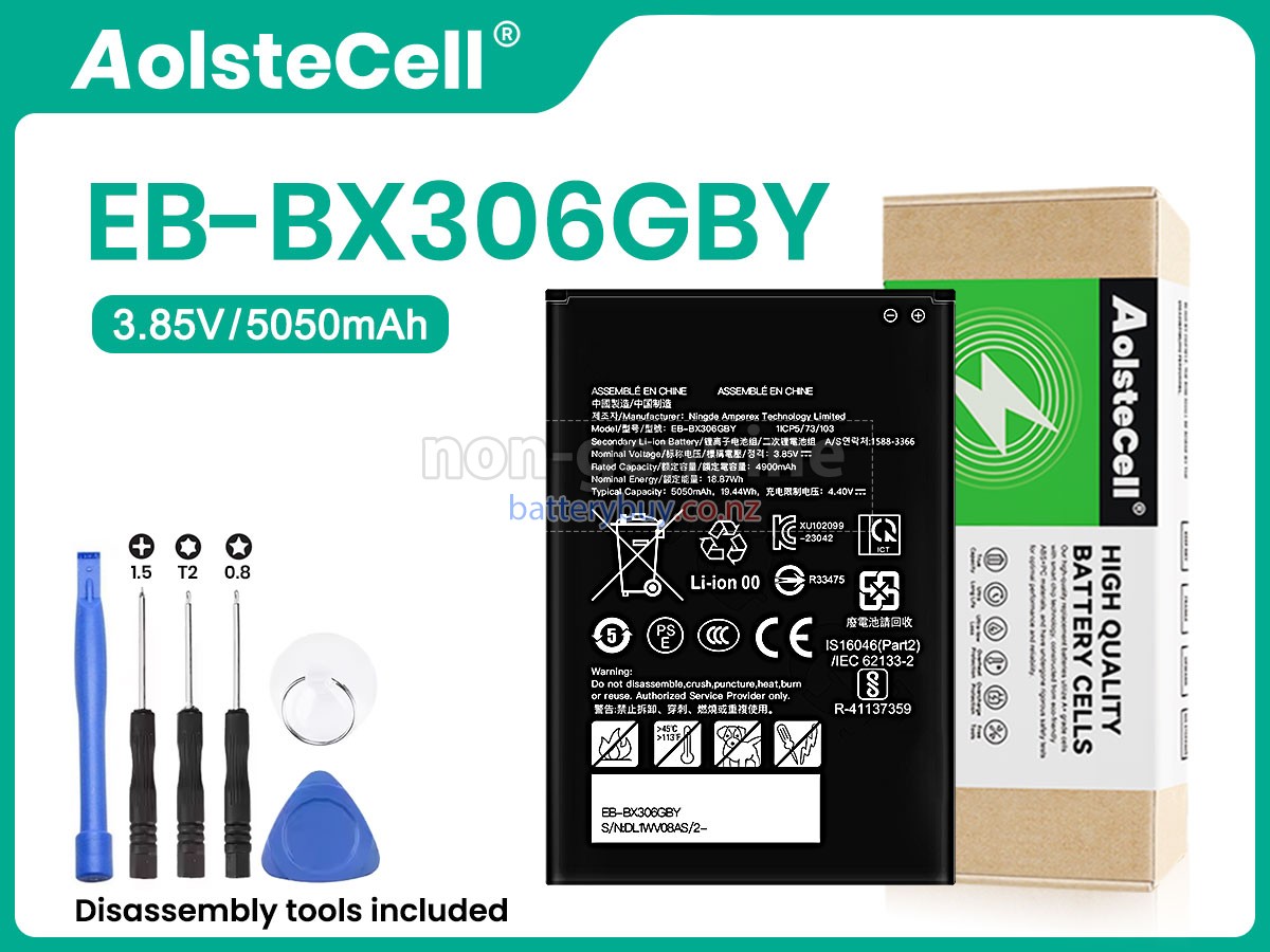 replacement Samsung Galaxy TAB ACTIVE5 SM-X30 battery