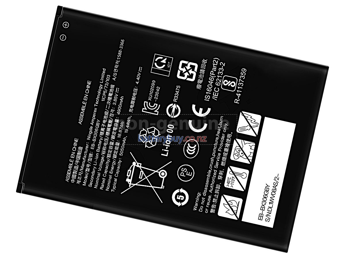 replacement Samsung Galaxy TAB ACTIVE5 SM-X30 battery