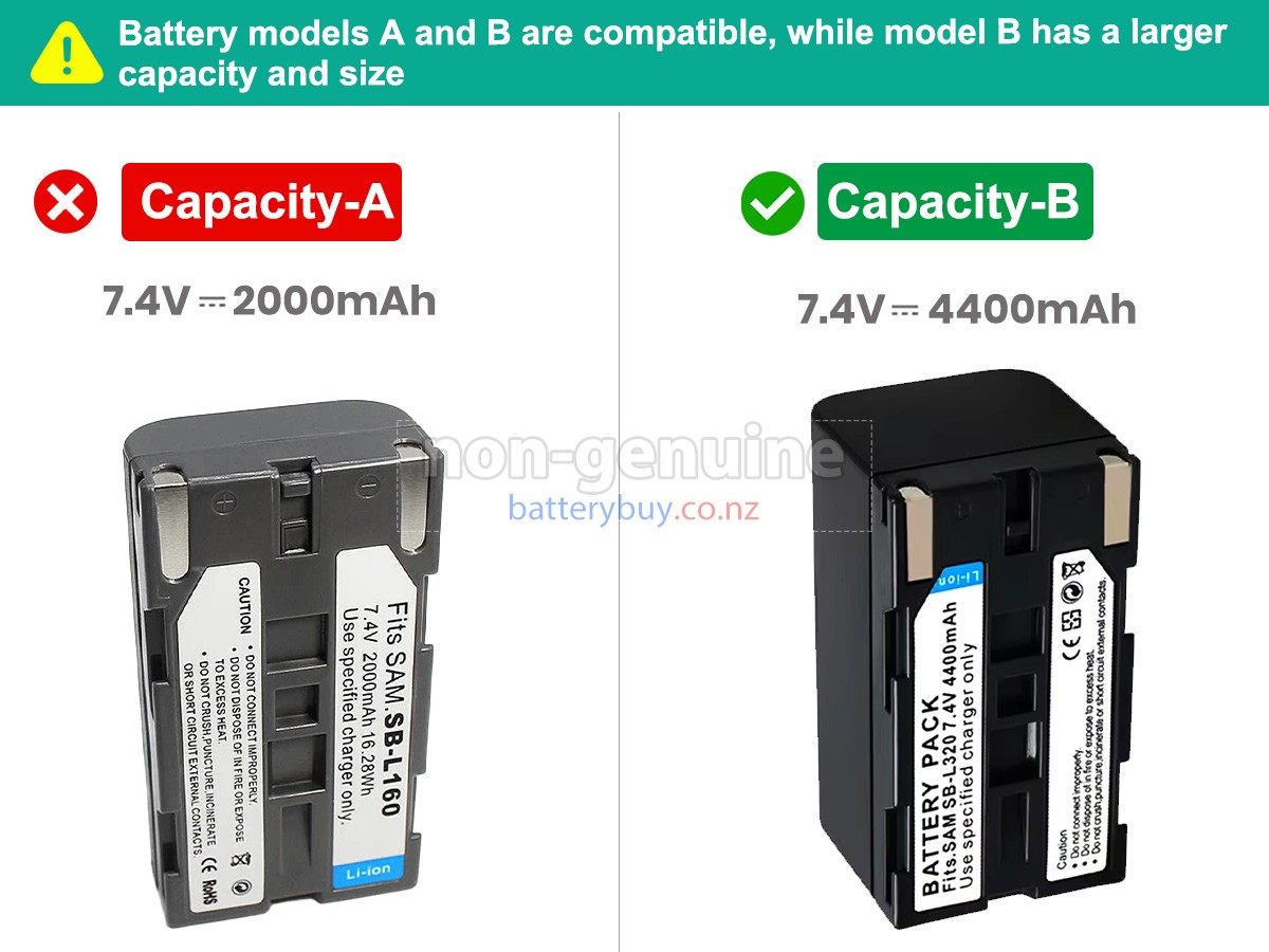 replacement Samsung SC-L550 battery