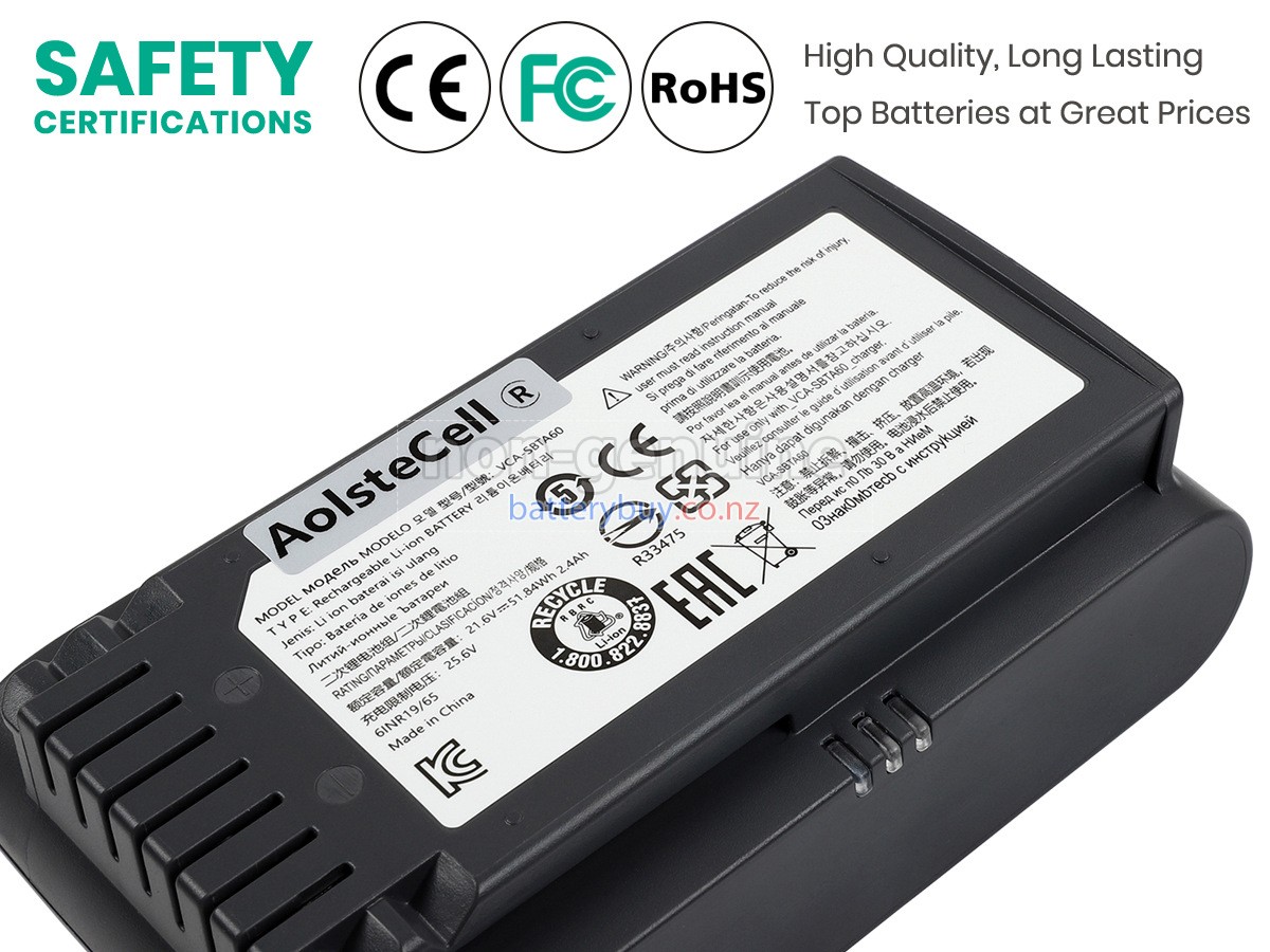 replacement Samsung JET 65 battery