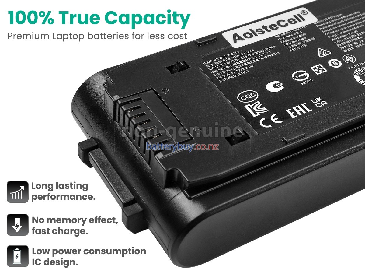 replacement Samsung BESPOKE JET PRO EXTRA battery