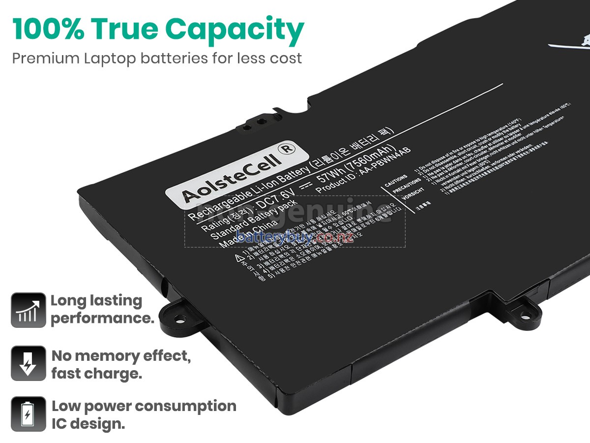 Battery for Samsung AAPBWN4AB laptop from New Zealand,Samsung AAPBWN4AB notebook battery